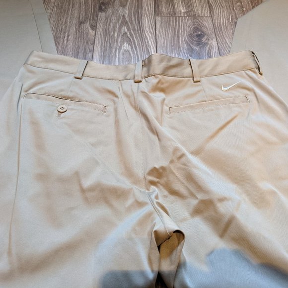 NWT Men (W34 x 32) - NIKE GOLF Dri-Fit Khaki Pants - Picture 6 of 8